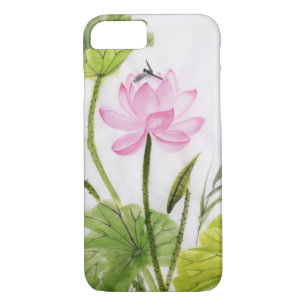 Watercolor-Malerei von Lotos-Blume 2 Case-Mate iPhone Hülle