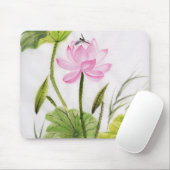 Watercolor-Malerei von Lotos-Blume 2 Mousepad (Mit Mouse)