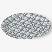 Watercolor Mallard Duck Pappteller (Schrägansicht)