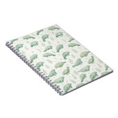 Watercolor Manatee Notebook Notizblock (Rechte Seite)