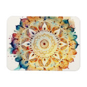 Watercolor Mandala Magnet (Horizontal)