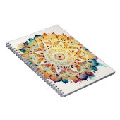 Watercolor Mandala Notizblock (Rechte Seite)