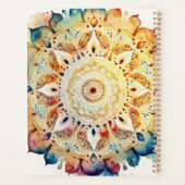 Watercolor Mandala Planer (Rückseite)