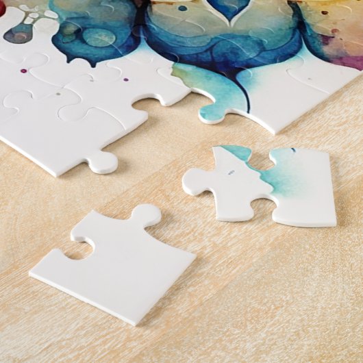 Watercolor Mandala Puzzle (Seite)