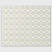 Watercolor Mardi Gras Beads Geschenkpapier (Flach)