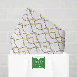 Watercolor Mardi Gras Beads Seidenpapier