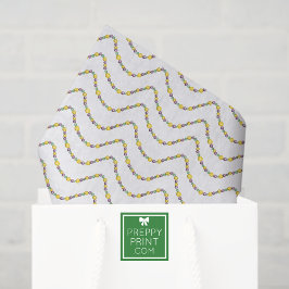 Watercolor Mardi Gras Beads Seidenpapier