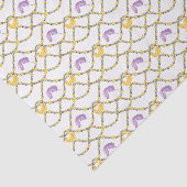 Watercolor Mardi Gras Beads Seidenpapier (Ausschnitt)