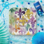 Watercolor Mardi Gras Pappteller (Party)