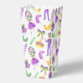 Watercolor Mardi Gras Party Geschenkschachtel (Vorderseite)