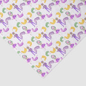 Watercolor Mardi Gras Party Seidenpapier (Ausschnitt)