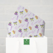 Watercolor Mardi Gras Party Seidenpapier