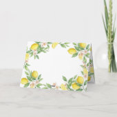 Watercolor Mediterrane will you be a bridesmaid? Dankeskarte (Rückseite)