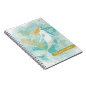 Watercolor Mermaid Personal Spiral Notebook Notizblock (Rechte Seite)