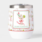 Watercolor Merry Mahjong Weihnachtscocktail Party (Vorderseite)