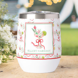 Watercolor Merry Mahjong Weihnachtscocktail Party