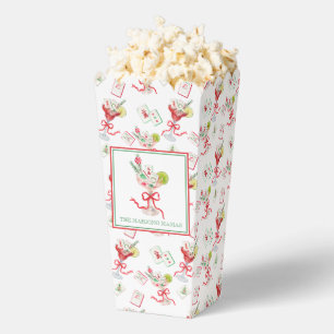 Watercolor Merry Mahjong Weihnachtscocktail Party Geschenkschachtel