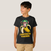 Watercolor Monkey Meme Italian Brainrot Chimpanzin T-Shirt (Vorne ganz)