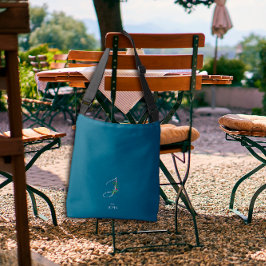 Watercolor monogram Letter J Krankenschwester dunk Tragetaschen Mit Langen Trägern