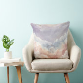 Watercolor Moon & Cloud Nursery Pillow | Music Kissen (Stuhl )