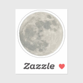 Watercolor Moon Weltraum Geburtstagspartei Gunst Aufkleber