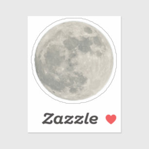 Watercolor Moon Weltraum Geburtstagspartei Gunst Aufkleber