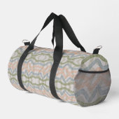 Watercolor Mopping Brushstrokes Pattern In Pastel Duffle Bag (Rechte Ecke)