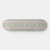 Watercolor Mopping Brushstrokes Pattern In Pastel Skateboard (Horizontal)