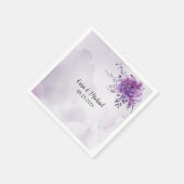 Watercolor Morada Napkins Serviette (Ecke)