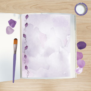 Watercolor Morada Scrapbook
