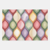 Watercolor Mosaic Geschenkpapier Set (Vorderseite 3)