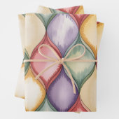 Watercolor Mosaic Geschenkpapier Set (Beispiel)