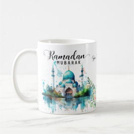 Watercolor mosque Ramadan mubarak Mug Kaffeetasse