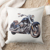 Watercolor motorcycle kissen (Decke)
