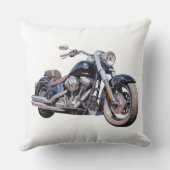 Watercolor motorcycle kissen (Rückseite)
