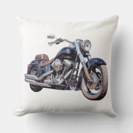 Watercolor motorcycle kissen