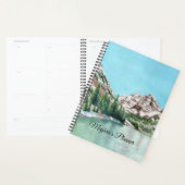 Watercolor mountain art planner planer (Anzeige)