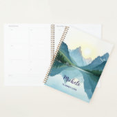 Watercolor Mountain Planner | Nature Landscape Planer (Anzeige)