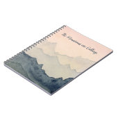 Watercolor Mountain Spiral Notebook Notizblock (Linke Seite)