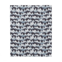 Watercolor Mountain Streifen Muster Fleece Blanket