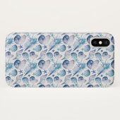 Watercolor-Muscheln Case-Mate iPhone Hülle (Rückseite (Horizontal))