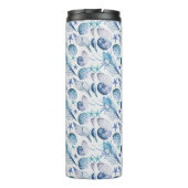 Watercolor-Muscheln Thermosbecher (Rückseite)