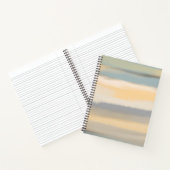 Watercolor muted landscape abstract painting notizblock (Innenseite)