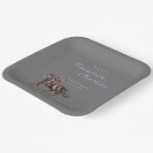 Watercolor Mystical Horse ANY Birthday Party Pappteller (Gewinkelt)