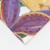 WAtercolor nahtlose tropische Muster mit exotische Fleecedecke (Ecke)