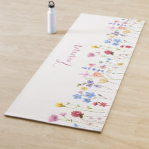 Watercolor Name Wildflower Minimalistic Boho 