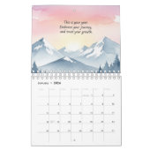 Watercolor Nature Self-Love Quotes Calendar 2026 Kalender (Jan 2026)