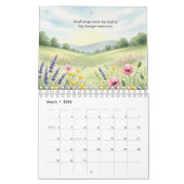 Watercolor Nature Self-Love Quotes Calendar 2026 Kalender (Mär 2026)