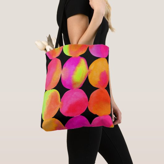 Watercolor neon spots art tasche (Von Nahem)
