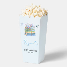 Watercolor New Chapter Begins baby boy shower Geschenkschachtel